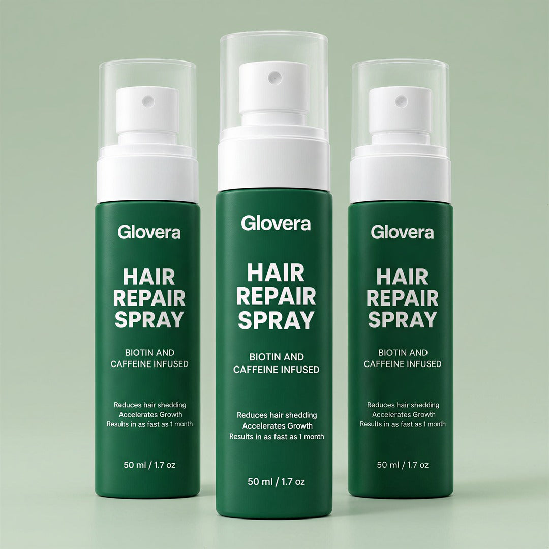 Glovera Spray Reparador para el Cabello - pack 2 + 1 gratis, 3 botes