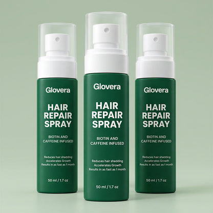 Glovera Spray Reparador para el Cabello - pack 2 + 1 gratis, 3 botes